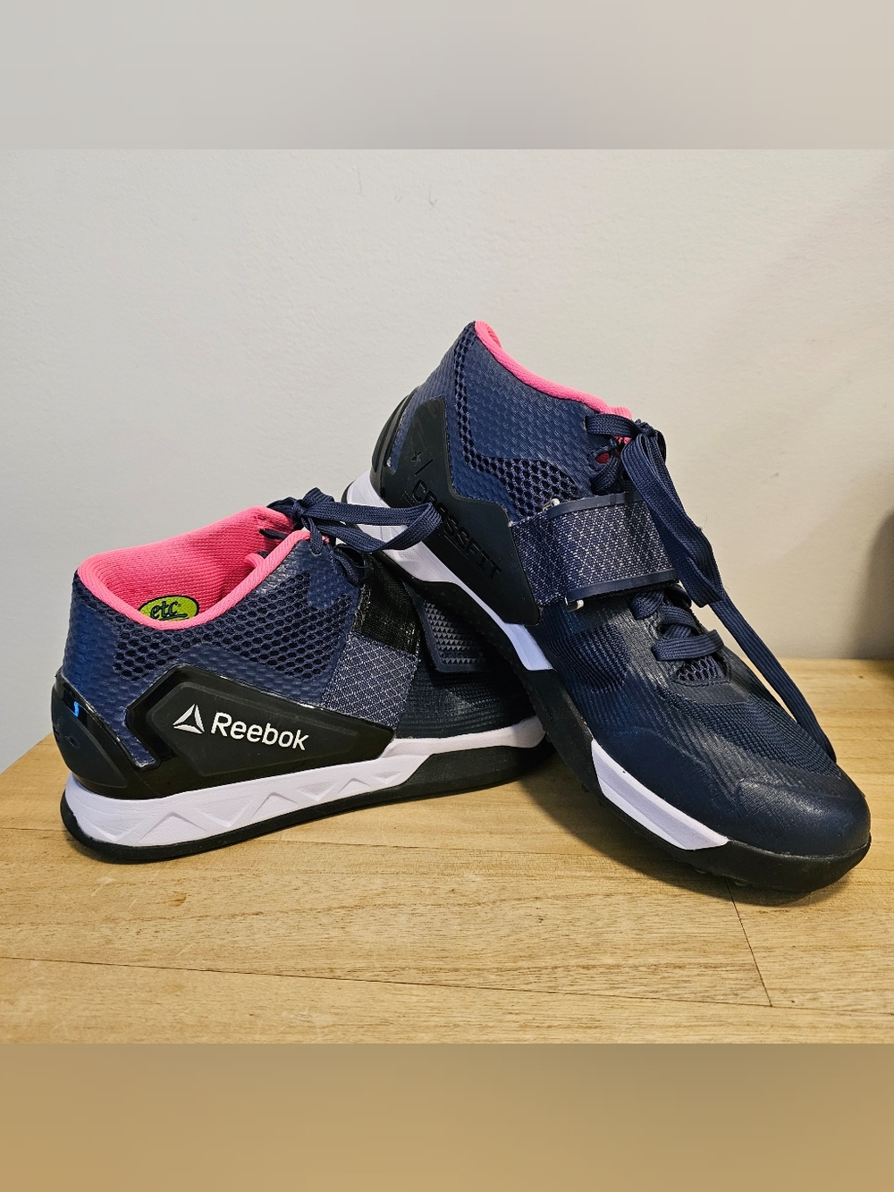 Reebok CrossFit Shoes Blue & Pink- 6.5 Womens